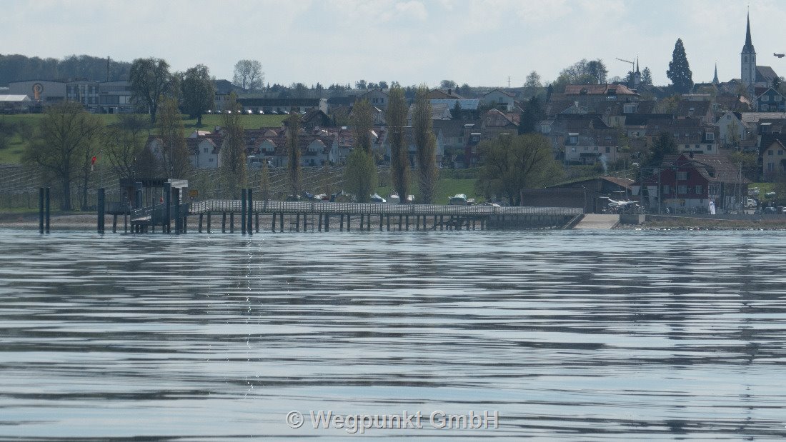 Die Sicht zum Anleger in Altnau